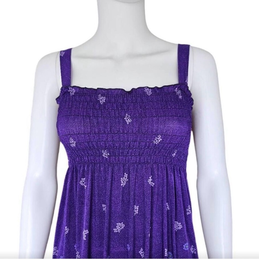 Vibrant Purple babydoll dress - Picture 4 of 8